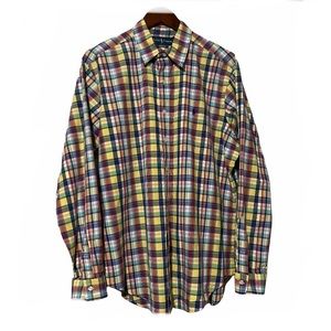 Ralph Lauren Multicolor Plaid Long Sleeve Shirt